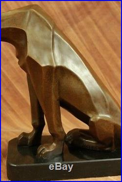 Henry Moore Art Moderne Abstrait Jaguar Panther Cougar Lion Bronze Sculpture