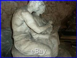 Imposante statue art nouveau- PAR A. FINOT DE L ECOLE DE NANCY