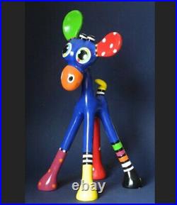 Jacky Zegers Girafe Alex Pop Art Sammlerst. Signé Figurine Sculpture 20075