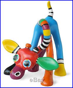 Jacky Zegers Girafe Morris XL Pop Art Sammlerst. Signé Figurine Sculpture -20541