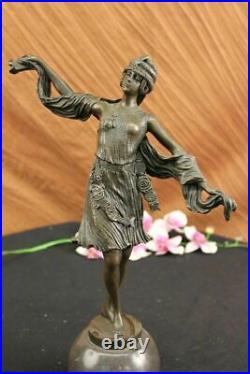 Kernalan Danseuse Sculpture Statue Figurine Art Déco Style Nouveau Ouvre