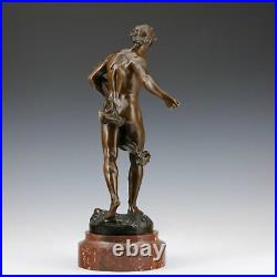 Le semeur J. B. Germaine Um 1900 Art Nouveau Bronze Sculpture Statue De