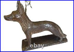 Marcel Derny Signe Superbe Sculpture Animaliere En Terre Cuite 1900 Art Nouveau