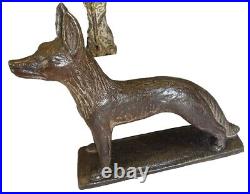 Marcel Derny Signe Superbe Sculpture Animaliere En Terre Cuite 1900 Art Nouveau