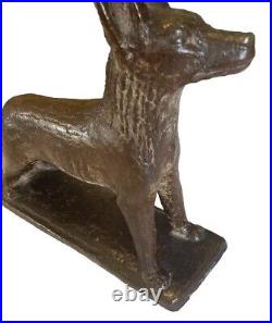 Marcel Derny Signe Superbe Sculpture Animaliere En Terre Cuite 1900 Art Nouveau