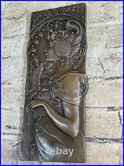 Milo Style Bronze Mural Plaques Art Nouveau Sculpture Domestique Deco