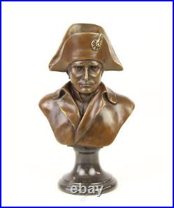 Napoléon Bonaparte Figurine Sculpture Buste Bronze Boonzebüste Art Nouveau Neuf