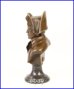 Napoléon Bonaparte Figurine Sculpture Buste Bronze Boonzebüste Art Nouveau Neuf