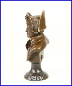 Napoléon Bonaparte Figurine Sculpture Buste Bronze Boonzebüste Art Nouveau Neuf
