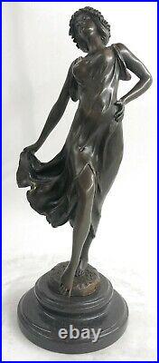 Original Milo Gypsy Danseuse Bronze Sculpture Figurine Art Déco Nouveau Lost Wax