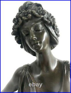 Original Milo Gypsy Danseuse Bronze Sculpture Figurine Art Déco Nouveau Lost Wax
