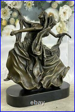 Perse Dancers Bronze Sculpture Art Nouveau Marbre Figurine Déco Décor Maison Art