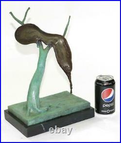 Persistance De Mémoire Par Salvador Dali Bronze Art Moderne Sculpture Figurine