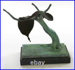 Persistance De Mémoire Par Salvador Dali Bronze Art Moderne Sculpture Figurine