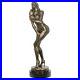 Pin-Up-Erotisme-Bronze-Femmes-Statuette-en-Socle-Marbre-Sculpture-Art-01-lpkz