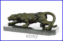 Rembrandt Bugatti Art Déco Léopards Bronze Sculpture Cubism Panthers Statue