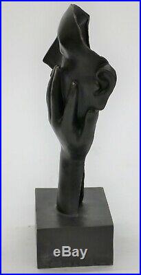 Salvador Dali Art Moderne au Repos Homme Bronze Buste Statue Sculpture Figurine