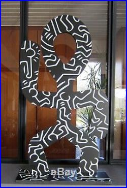 Sculpture Art Brut Dancing Keith Haring