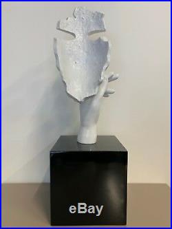 Sculpture Edgar Ramirez Visage Art Moderne (13)