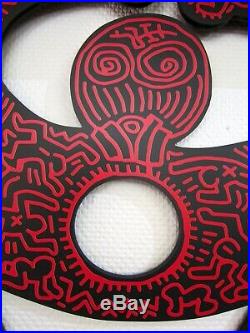 Sculpture Murale Art Brut Zoulou Keith Haring