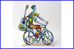 Sculpture Pop Art Metal Troubador rider par DAVID GERSTEIN