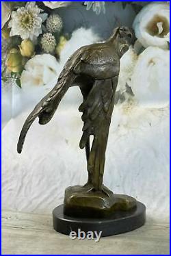 Sculpture / Statue Bronze Véritable Art Nouveau L`Echassier Signé Moignie Deal