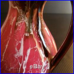 Sculpture pichet vase céramique faïence Vallauris fait main art déco France N9
