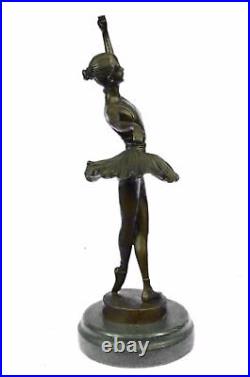Signe Original Ballerine Danseuse Bronze Statue Sculpture Art Nouveau Décor