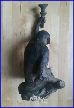 Singe à la torche Sculpture Bronze Pierre Chenet XXE Monkey