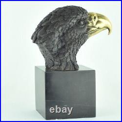 Statue Sculpture Aigle Oiseau Animalier Style Art Deco Style Art Nouveau Bronze