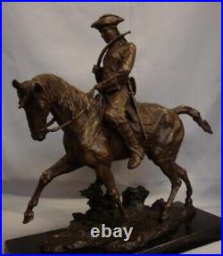 Statue Sculpture Cheval Chasse Animalier Valet Style Art Deco Style Art Nouveau