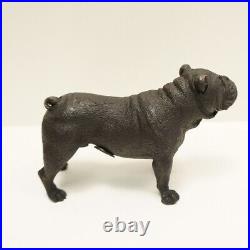 Statue Sculpture Chien Bouledogue Animalier Style Art Deco Style Art Nouveau Bro