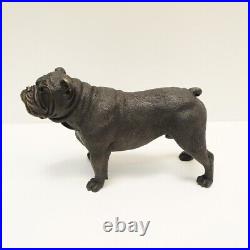 Statue Sculpture Chien Bouledogue Animalier Style Art Deco Style Art Nouveau Bro