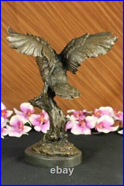Statue Sculpture Chouette Oiseau Faune Art Déco Style Nouveau Figurine