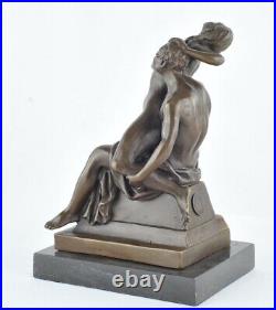 Statue Sculpture Couple Sexy Style Art Deco Style Art Nouveau Bronze massif Sign