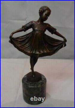 Statue Sculpture Danseuse Classique Opera Style Art Deco Style Art Nouveau Bronz