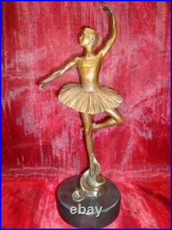 Statue Sculpture Danseuse Classique Opera Style Art Deco Style Art Nouveau Bronz