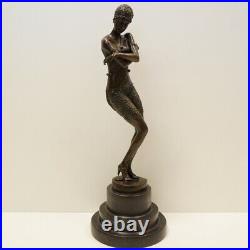 Statue Sculpture Danseuse Classique Opera Style Art Deco Style Art Nouveau Bronz