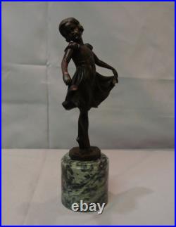 Statue Sculpture Danseuse Classique Opera Style Art Deco Style Art Nouveau Bronz