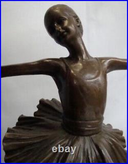 Statue Sculpture Danseuse Classique Opera Style Art Deco Style Art Nouveau Bronz