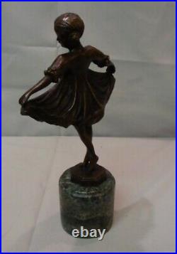 Statue Sculpture Danseuse Classique Opera Style Art Deco Style Art Nouveau Bronz