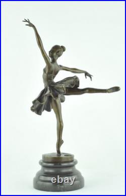 Statue Sculpture Danseuse Classique Opera Style Art Deco Style Art Nouveau Bronz