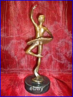 Statue Sculpture Danseuse Classique Opera Style Art Deco Style Art Nouveau Bronz