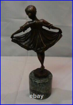 Statue Sculpture Danseuse Classique Opera Style Art Deco Style Art Nouveau Bronz