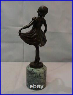 Statue Sculpture Danseuse Classique Opera Style Art Deco Style Art Nouveau Bronz