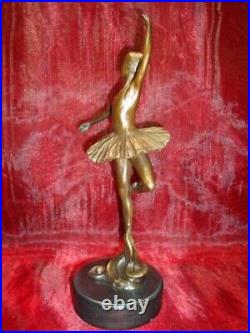 Statue Sculpture Danseuse Classique Opera Style Art Deco Style Art Nouveau Bronz