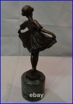 Statue Sculpture Danseuse Classique Opera Style Art Deco Style Art Nouveau Bronz