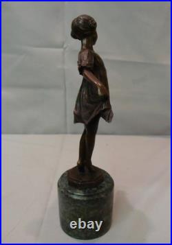 Statue Sculpture Danseuse Classique Opera Style Art Deco Style Art Nouveau Bronz