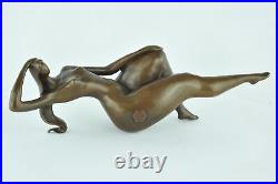 Statue Sculpture Danseuse Sexy Pin-up Style Art Deco Style Art Nouveau Bronze ma