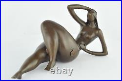 Statue Sculpture Danseuse Sexy Pin-up Style Art Deco Style Art Nouveau Bronze ma